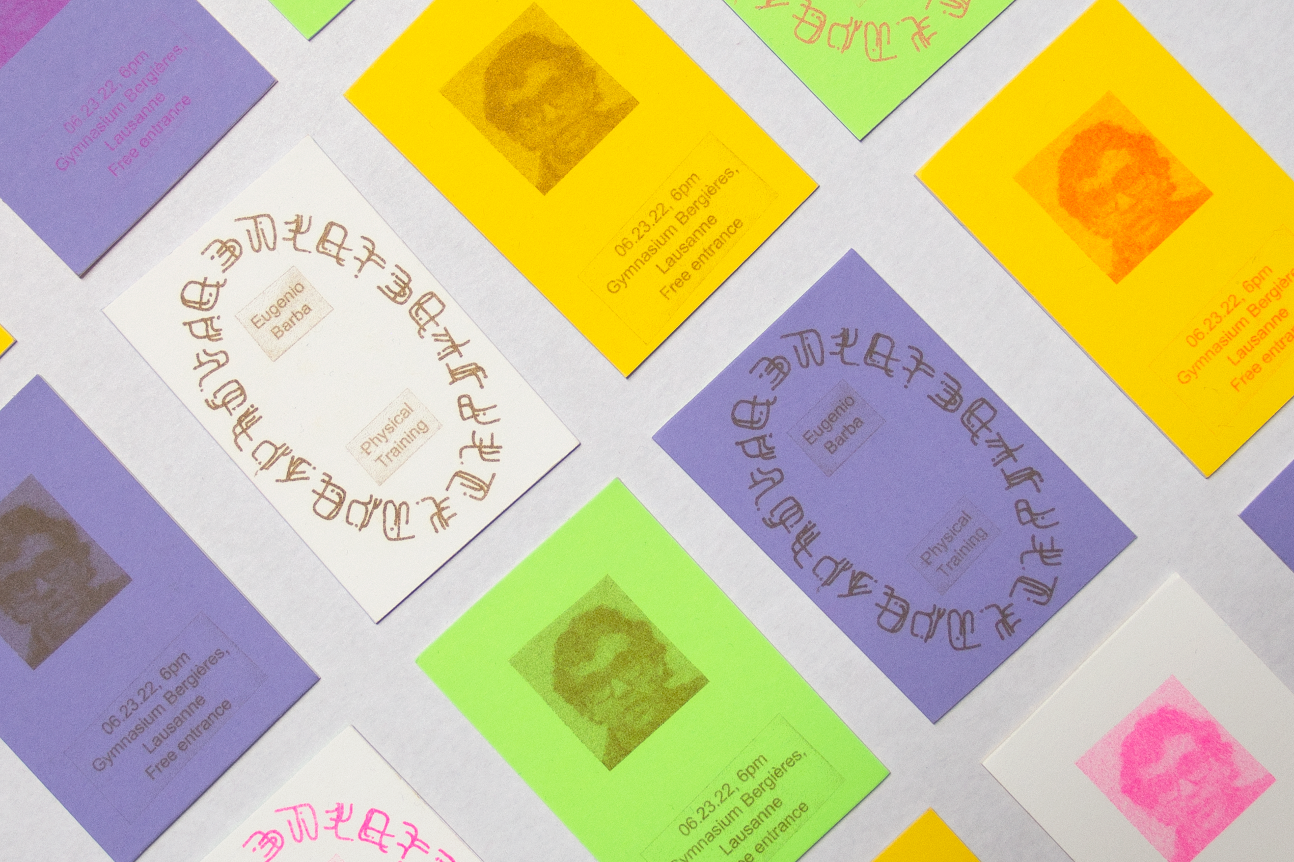 Physical Training | Visual Identity | Work with Laeticia Jakob | 2022